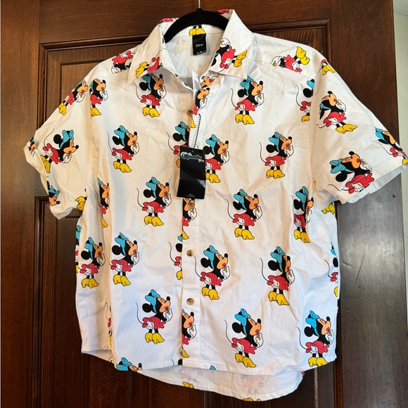Pin Up 💄 Minnie Mouse Button Up - Picture 2 of 4